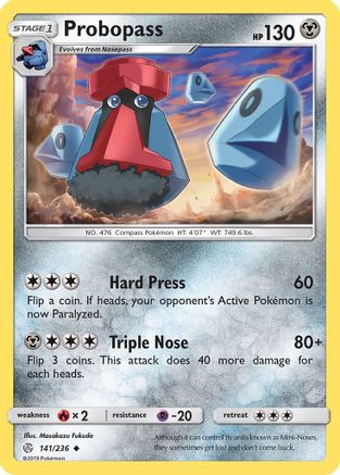 [PKM] Probopass (141/236) [Sun & Moon: Cosmic Eclipse]