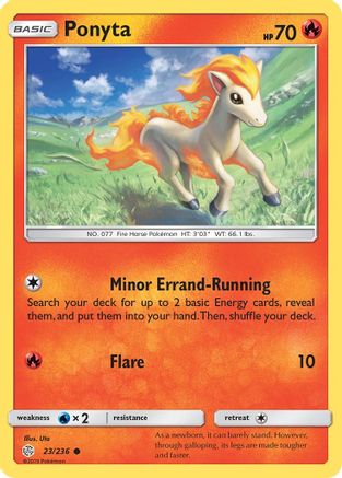 [PKM-C] Ponyta (23/236) [Sun & Moon: Cosmic Eclipse]