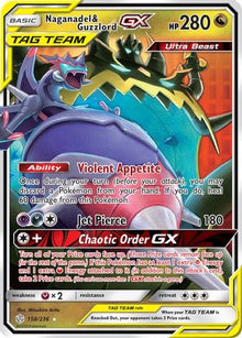 [PKM] Naganadel & Guzzlord GX (158/236) [Sun & Moon: Cosmic Eclipse]