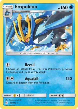 [PKM] Empoleon (56/236) [Sun & Moon: Cosmic Eclipse]