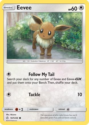 [PKM-C] Eevee (167/236) [Sun & Moon: Cosmic Eclipse]