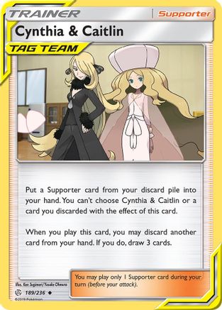 [PKM] Cynthia & Caitlin (189/236) [Sun & Moon: Cosmic Eclipse]