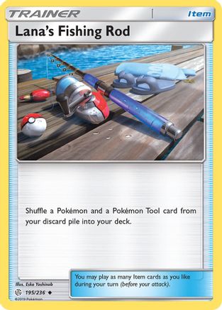 [PKM] Lana's Fishing Rod (195/236) [Sun & Moon: Cosmic Eclipse]