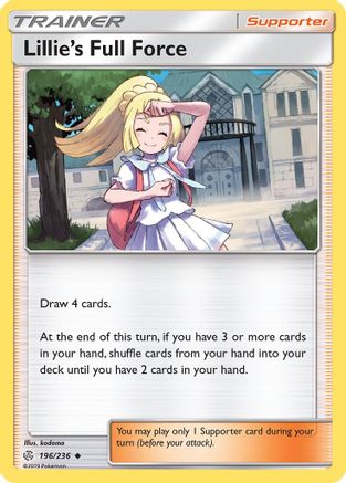 [PKM] Lillie's Full Force (196/236) [Sun & Moon: Cosmic Eclipse]