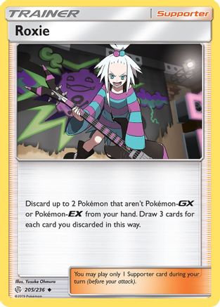[PKM] Roxie (205/236) [Sun & Moon: Cosmic Eclipse]