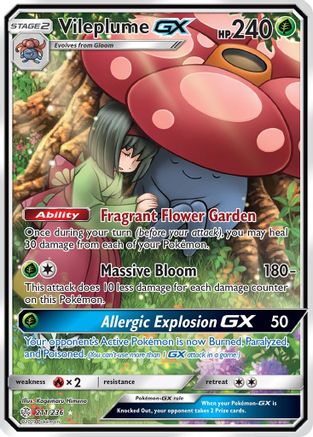 [PKM] Vileplume GX (211/236) [Sun & Moon: Cosmic Eclipse]