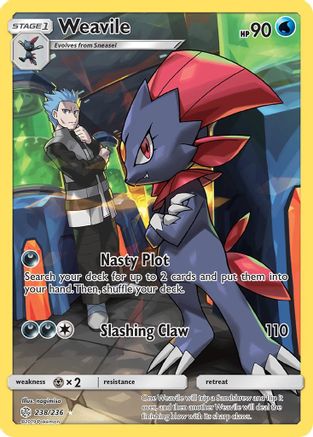 [PKM-R] Weavile (238/236) [Sun & Moon: Cosmic Eclipse]