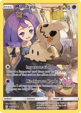 [PKM-R] Mimikyu (245/236) [Sun & Moon: Cosmic Eclipse]