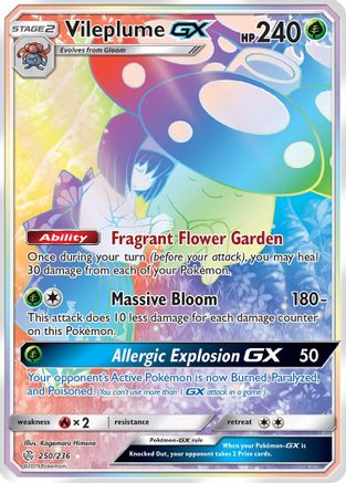 [PKM-R] Vileplume GX (250/236) [Sun & Moon: Cosmic Eclipse]