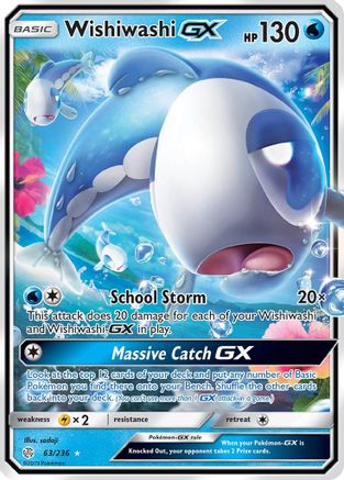 [PKM-R] Wishiwashi GX (63/236) [Sun & Moon: Cosmic Eclipse]