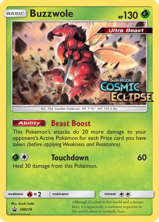 [PKM-R] Buzzwole (SM218) [Sun & Moon: Black Star Promos]