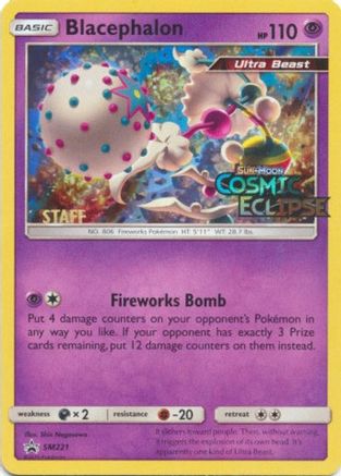 [PKM] Blacephalon (SM221) (Staff Prerelease Promo) [Sun & Moon: Black Star Promos]