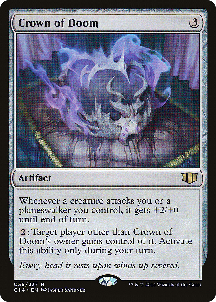 {R} Crown of Doom [Commander 2014][C14 055]