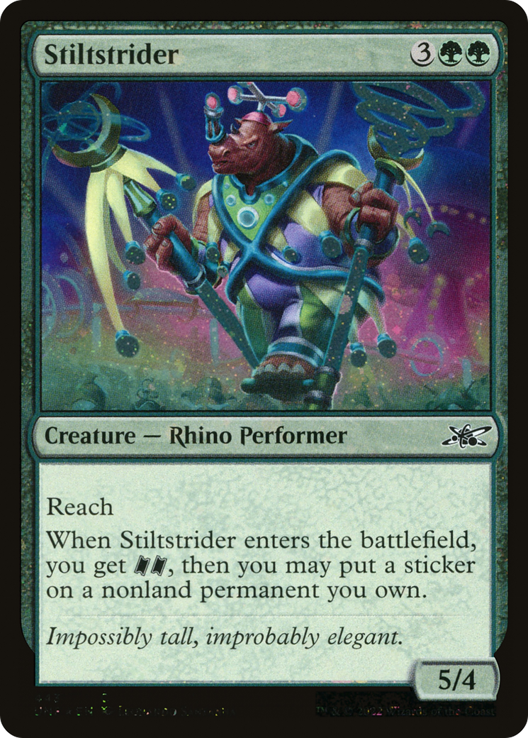{C} Stiltstrider (Galaxy Foil) [Unfinity][UNF 443]