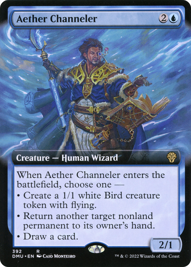 {R} Aether Channeler (Extended Art) [Dominaria United][DMU 392]