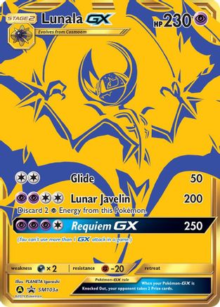 [PKM-R] Lunala GX (SM103a) [Sun & Moon: Black Star Promos]