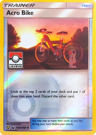 [PKM] Acro Bike (123a/168) (League Promo) [Sun & Moon: Celestial Storm]