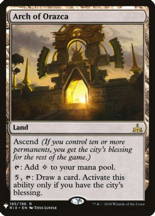 {R} Arch of Orazca [Mystery Booster][LS RIX 185]