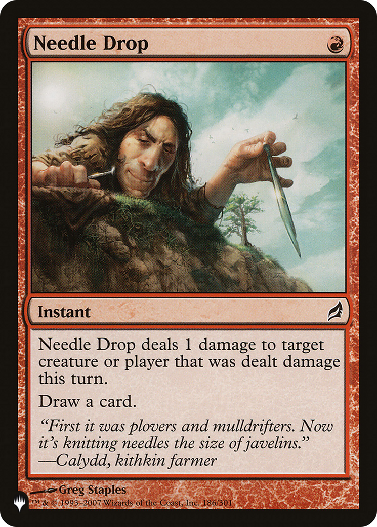 Needle Drop [LIST 186/301]