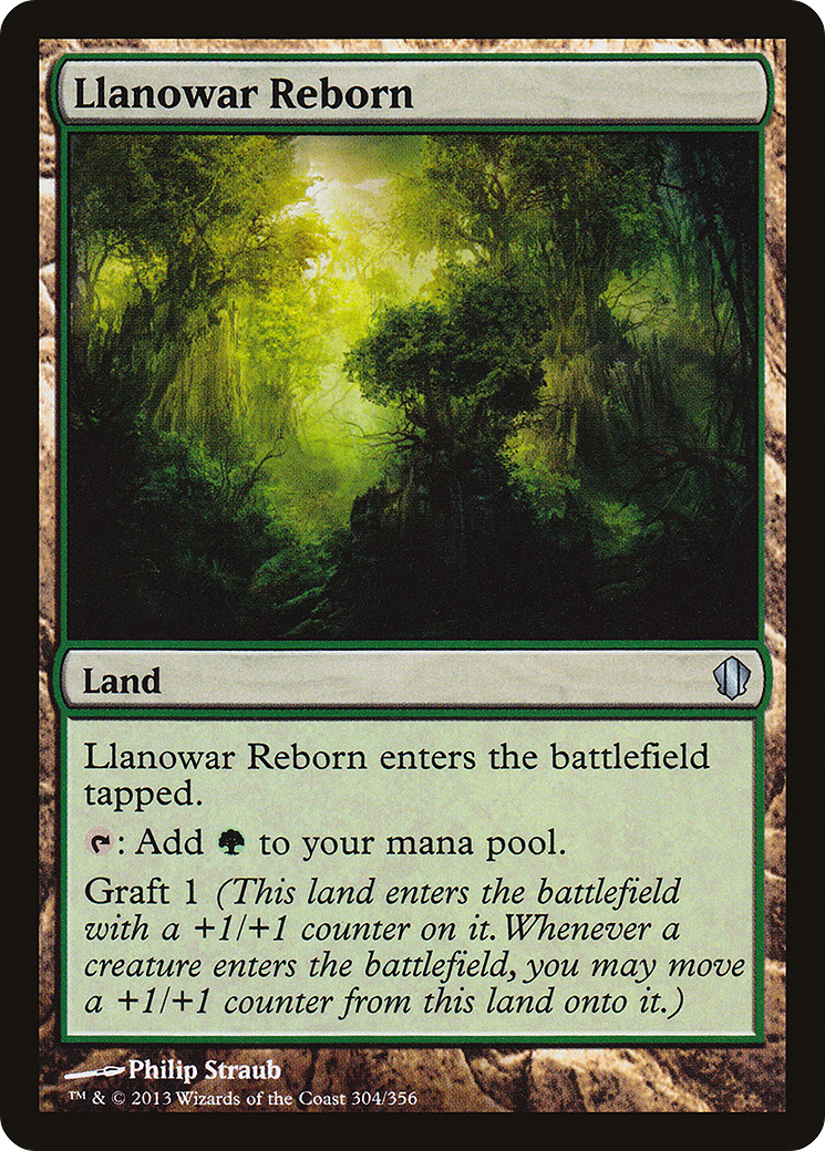 {C} Llanowar Reborn [Commander 2013][C13 304]