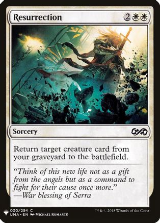 {C} Resurrection [Mystery Booster][LS UMA 030]