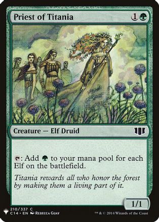 {C} Priest of Titania [Mystery Booster][LS C14 210]