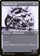 {C} Blightbelly Rat (Showcase Ichor) [Phyrexia: All Will Be One][ONE 289]