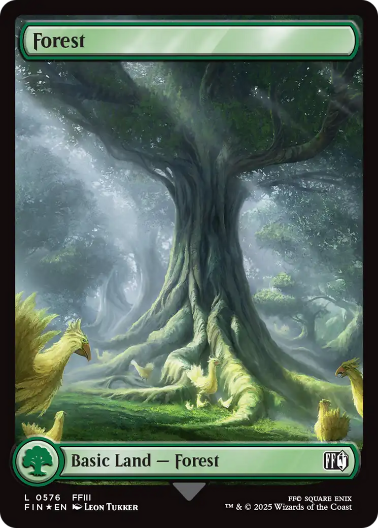 {B}[FIN 576] Forest (Surge Foil) [FINAL FANTASY]