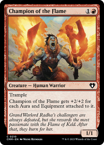 {C} Champion of the Flame [Commander Masters][CMM 210]