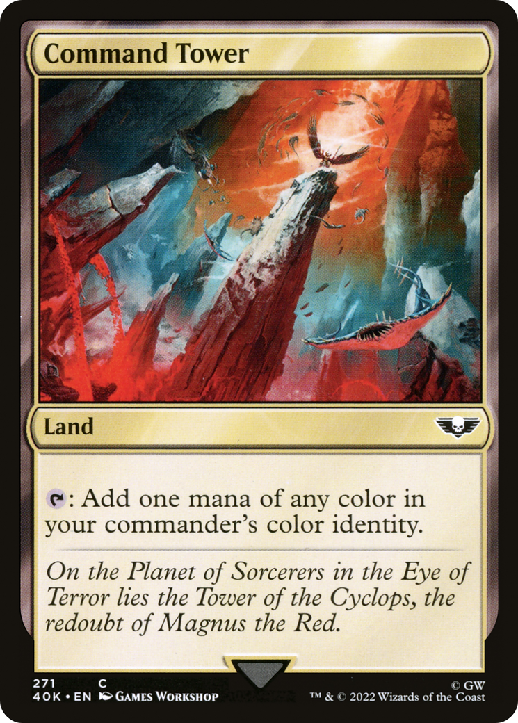 {C} Command Tower (271) [Universes Beyond: Warhammer 40,000][40K 271]