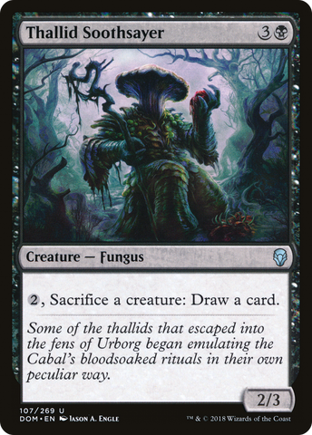 {C} Thallid Soothsayer [Dominaria][DOM 107]
