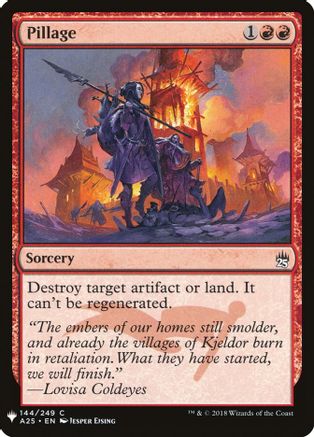 {C} Pillage [Mystery Booster][LS A25 144]