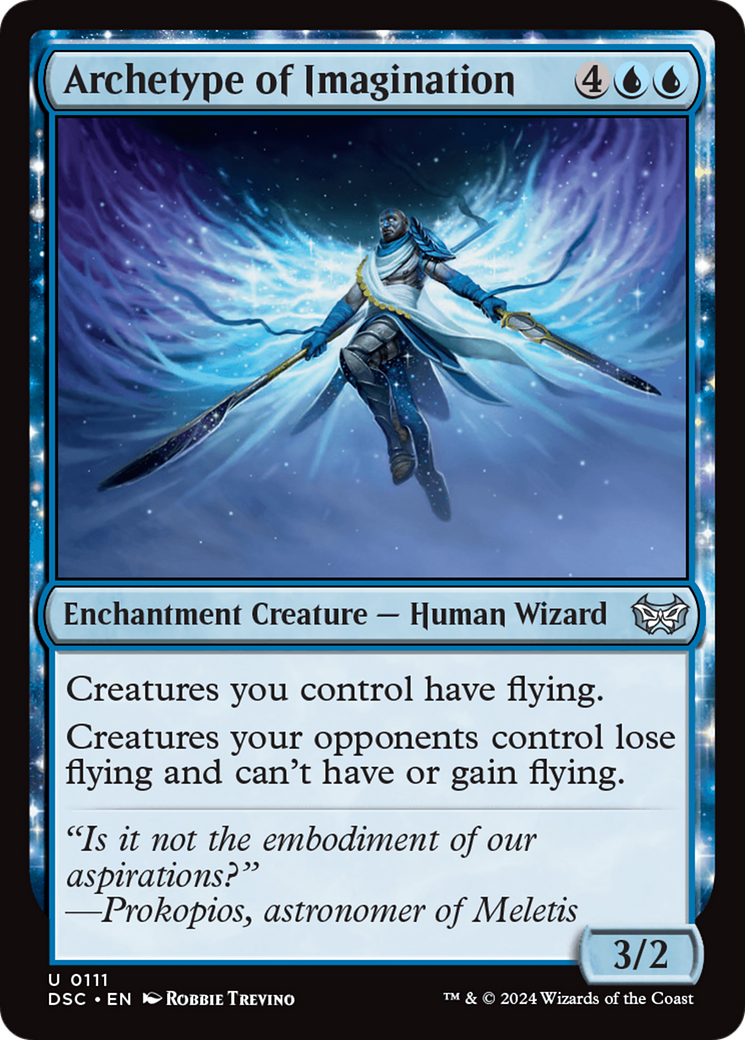 {C} Archetype of Imagination [Duskmourn: House of Horror Commander][DSC 111]