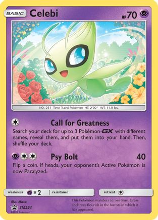 [PKM-R] Celebi (SM224) [Sun & Moon: Black Star Promos]