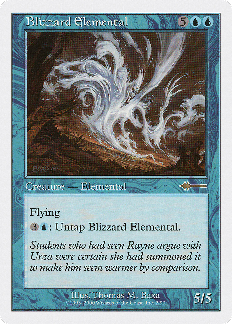 {R} Blizzard Elemental [Beatdown][BTD 002] - Misty Mountain Games