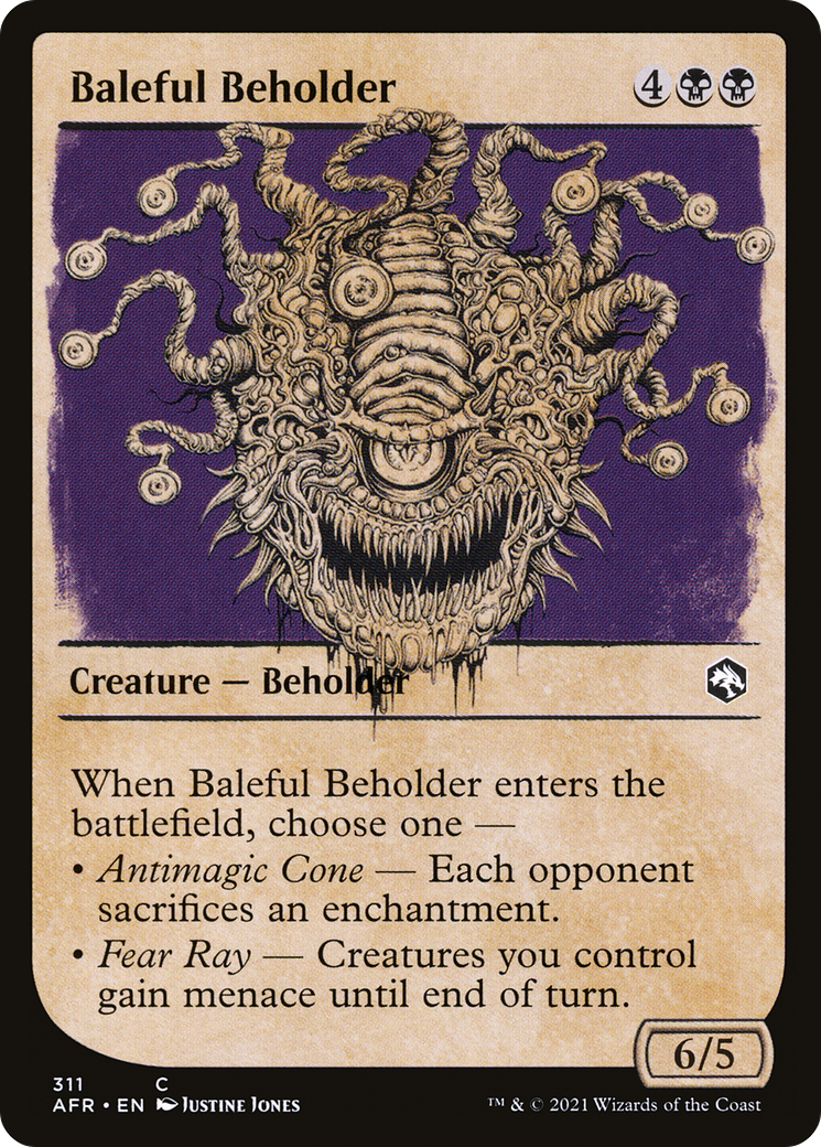 {C} Baleful Beholder (Showcase) [Dungeons & Dragons: Adventures in the Forgotten Realms][AFR 311]