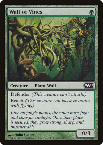 {C} Wall of Vines [Magic 2011][M11 199]