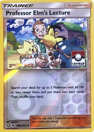 [TR] Professor Elms Lecture (188a/214) (League Promo 3rd Place) [Sun & Moon: Lost Thunder]