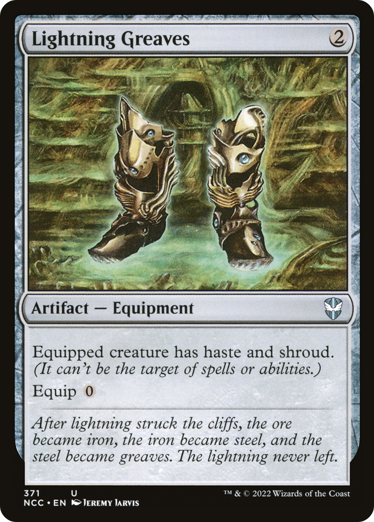 {C} Lightning Greaves [Streets of New Capenna Commander][NCC 371]