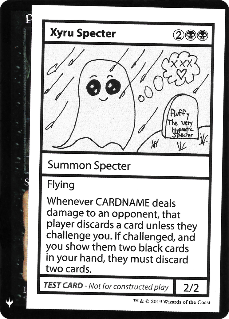 {R} Xyru Specter [Mystery Booster Playtest Cards][CON CMB1 051]
