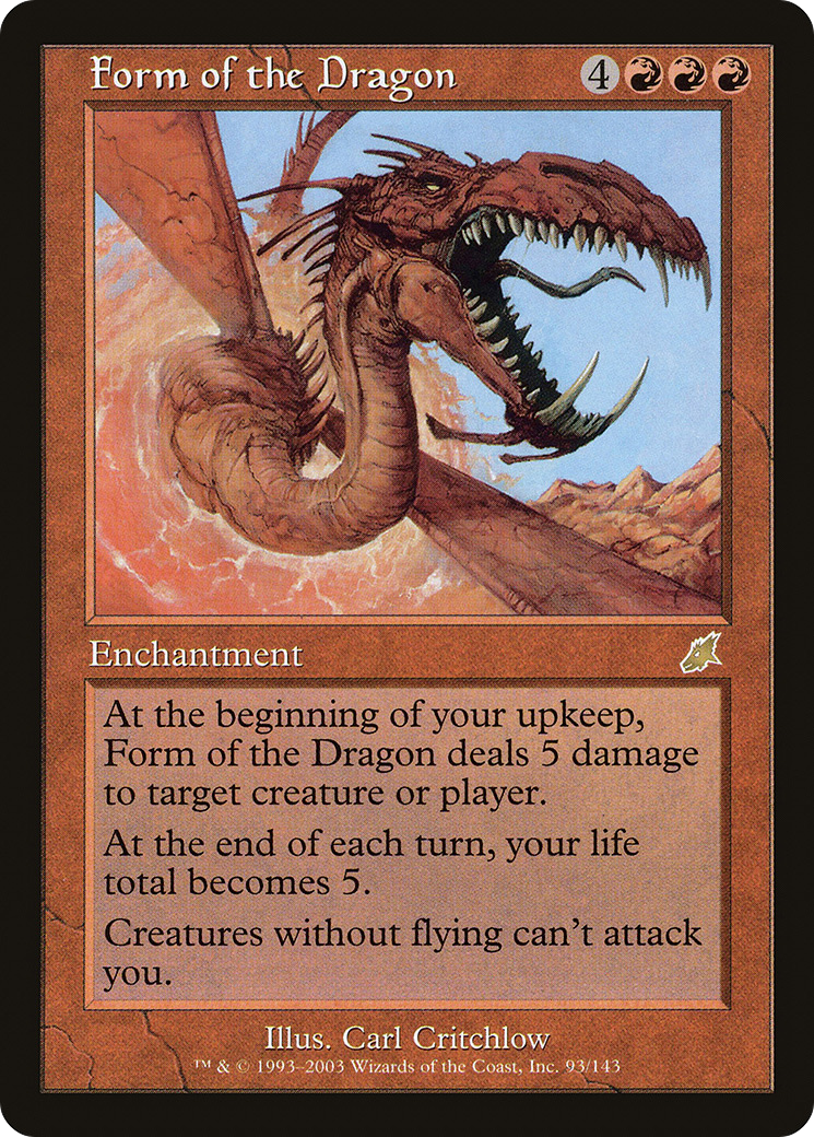 {R} Form of the Dragon [Scourge][SCG 093] - Misty Mountain Games