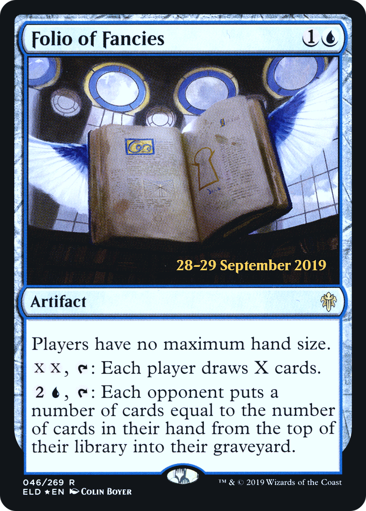 {R} Folio of Fancies [Throne of Eldraine Prerelease Promos][PR ELD 046]