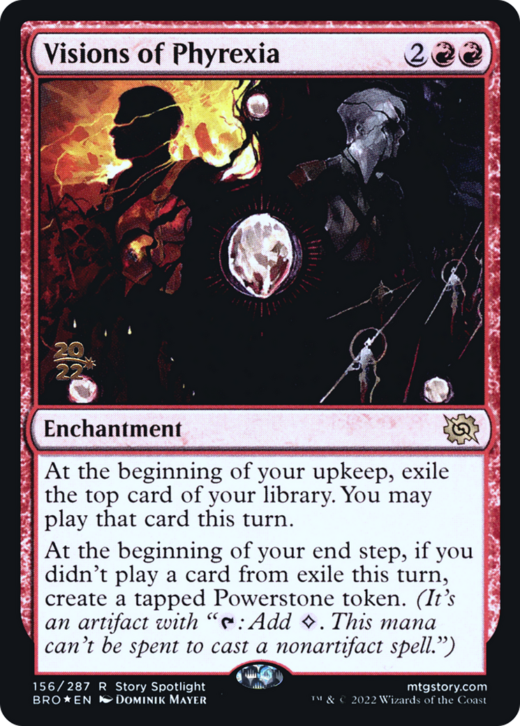 {R} Visions of Phyrexia [The Brothers' War: Prerelease Promos][PR BRO 156]