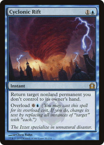 {R} Cyclonic Rift [Return to Ravnica][RTR 035]