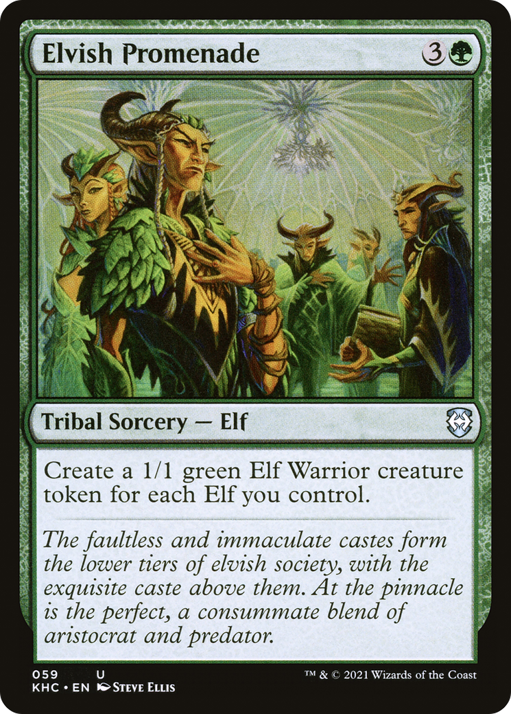 {C} Elvish Promenade [Kaldheim Commander][KHC 059]