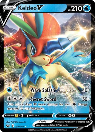 [PKM-R] Keldeo V (053/202) [Sword & Shield: Base Set]