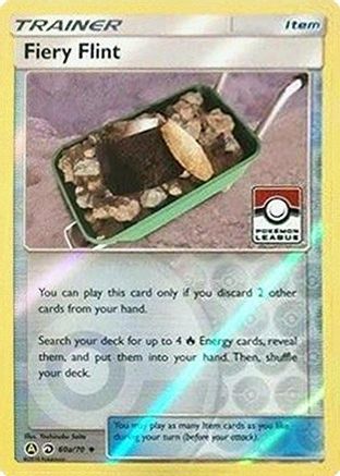 [PKM] Fiery Flint (60a/70) (League Promo) [Sun & Moon: Dragon Majesty]