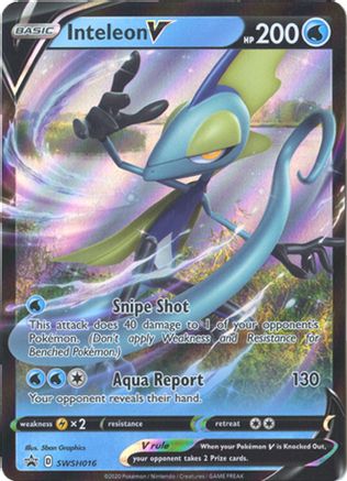 [PKM] Inteleon V (SWSH016) [Sword & Shield: Black Star Promos]