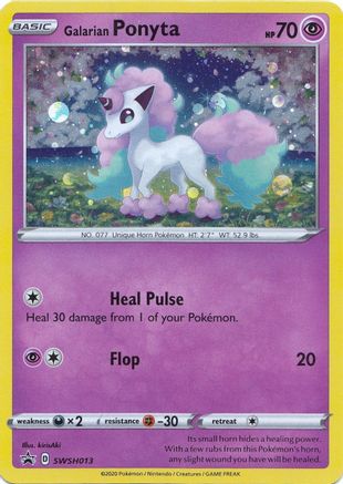 [PKM-R] Galarian Ponyta (SWSH013) [Sword & Shield: Black Star Promos]