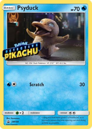 [PKM] Psyduck Detective (SM199) (Pikachu Stamped) [Sun & Moon: Black Star Promos]